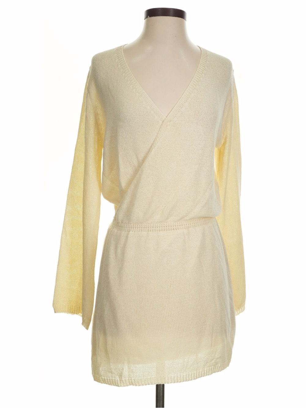 12th Tribe Alma Cream Knit Mini Dress - Size S - Picture 6 of 12